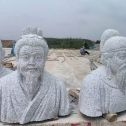 赤峰 白麻花岗岩石材人物立体雕刻