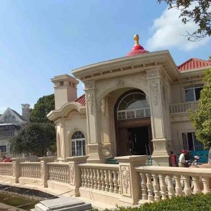 赤峰 黄金麻花岗岩欧式别墅