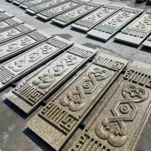 赤峰 黄金麻花岗岩外墙雕刻板