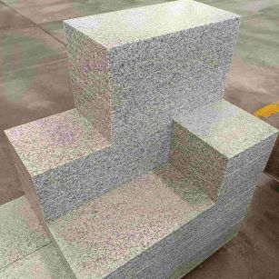 赤峰 白麻花岗岩荔枝面地铺石