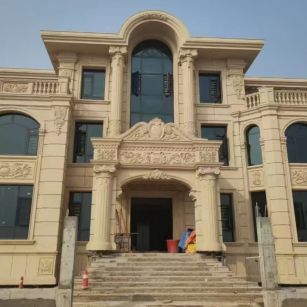 赤峰 黄金麻花岗岩别墅外墙干挂