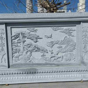 赤峰 芝麻白大型照壁，屏风，影壁