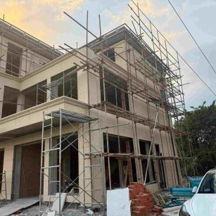 赤峰 黄金麻荔枝面花岗岩外墙干挂