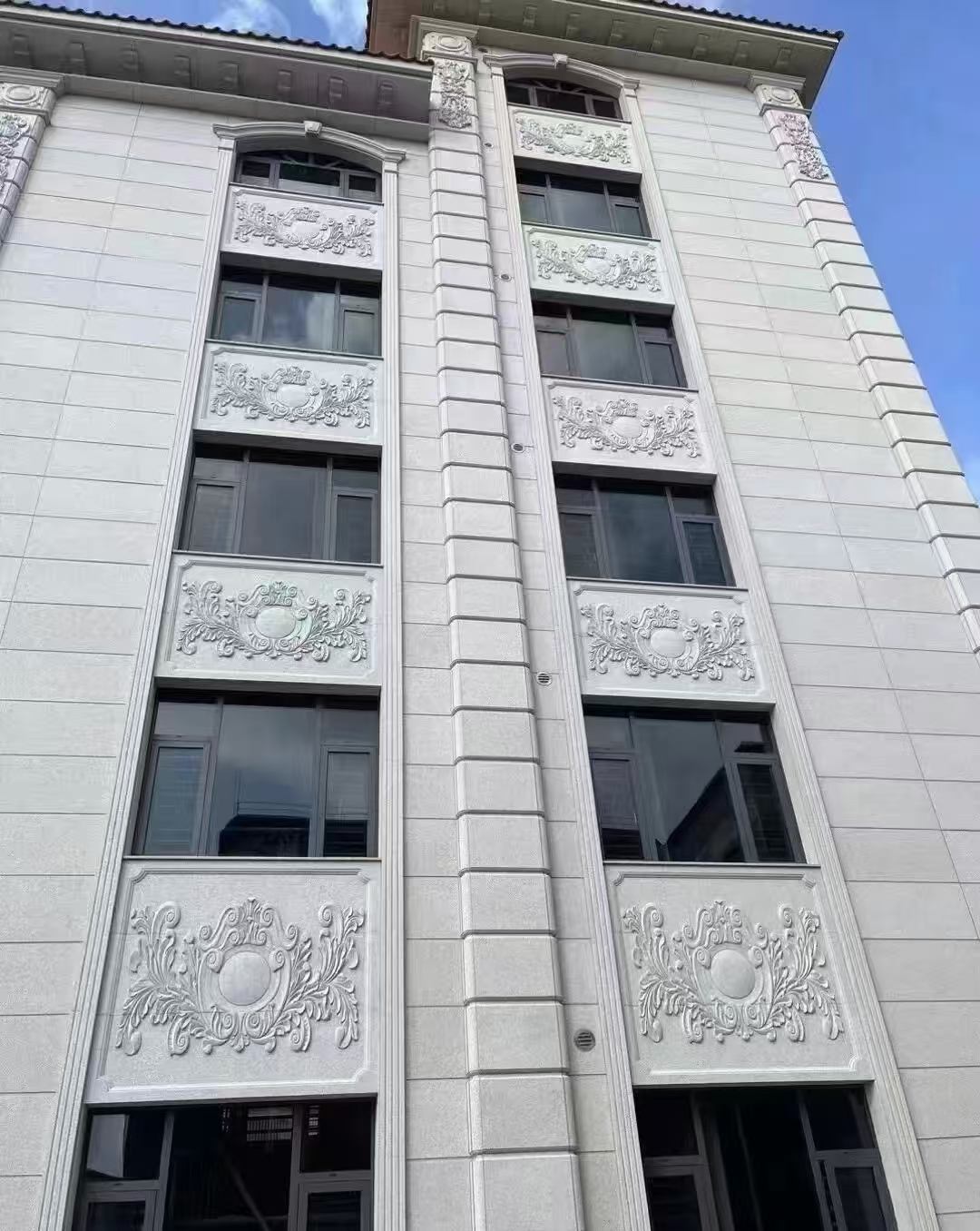 赤峰 白麻荔枝面花岗岩别墅外墙干挂