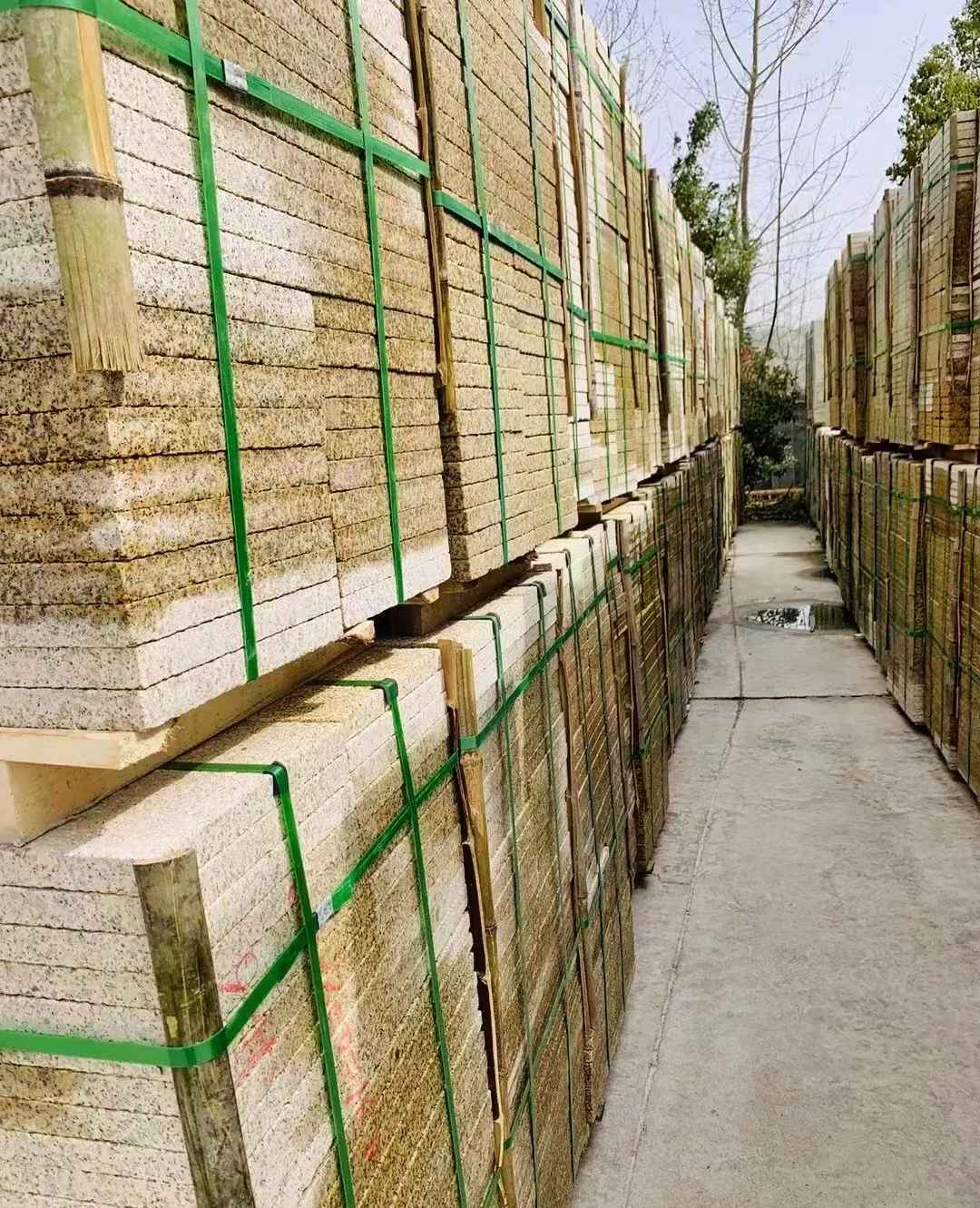 赤峰 黄金麻花岗岩荔枝面地铺石