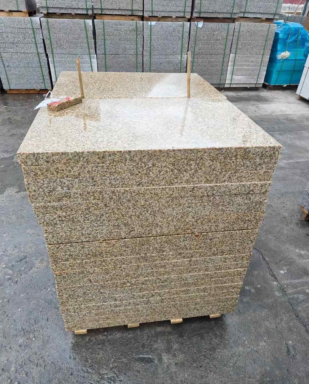 赤峰 湖北黄金麻花岗岩石材荔枝面外墙石材