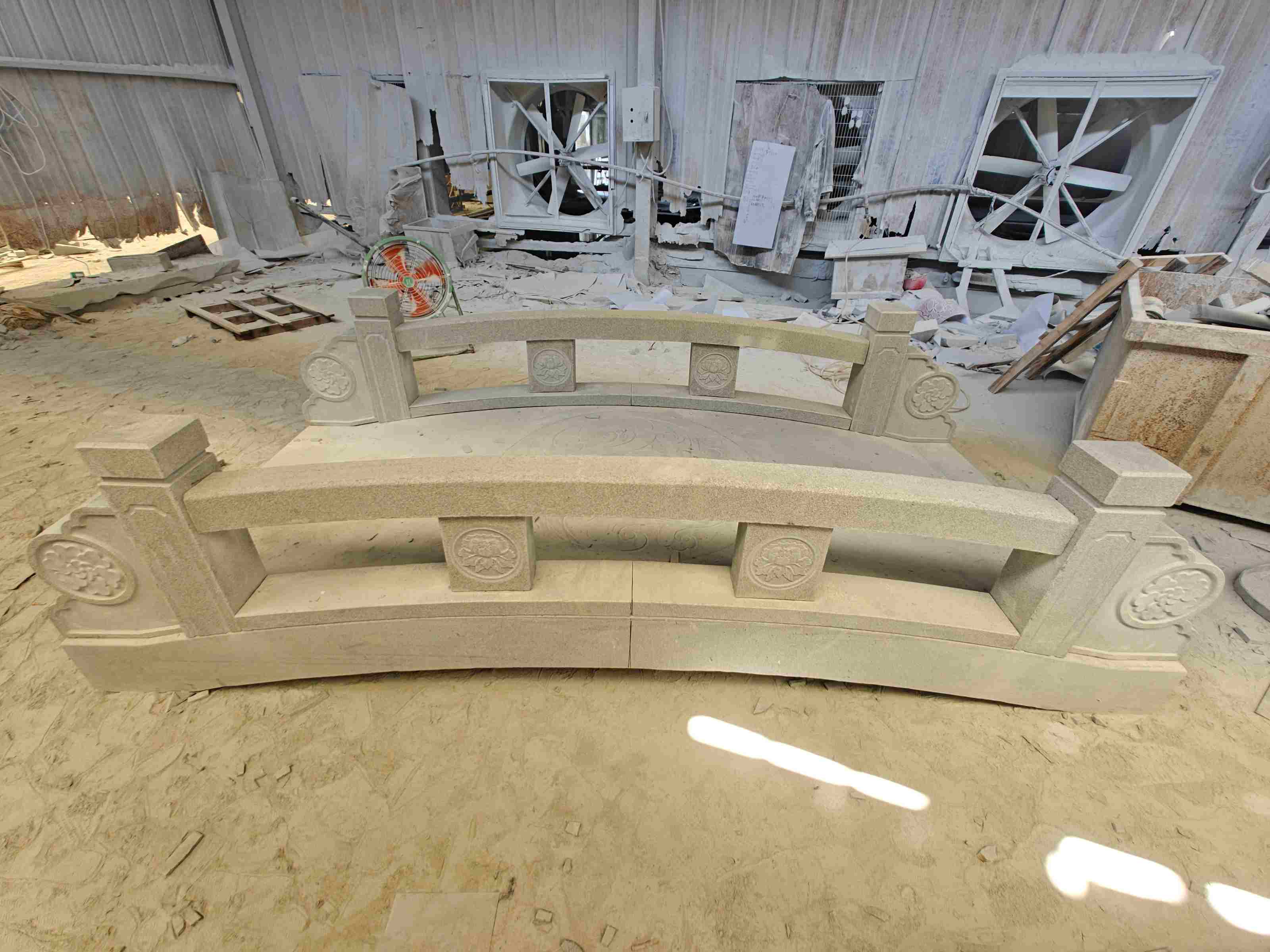 赤峰 芝麻灰花岗岩异形加工-拱桥，石桥